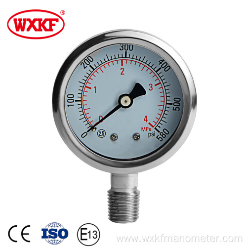 YN50 series back bottom connection pressure gauges